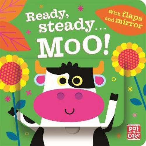 Picture of Ready Steady...: Moo!: Board book with flaps and mirror