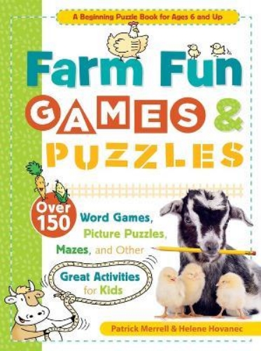 Picture of Farm Fun Games & Puzzles: Over 150 Word Games, Picture Puzzles, Mazes, and Other