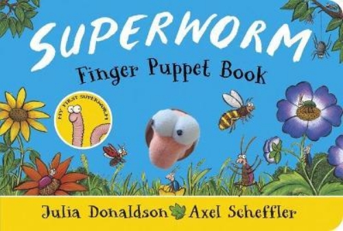 Picture of Superworm Finger Puppet Book - the wriggliest, squiggliest superhero ever!