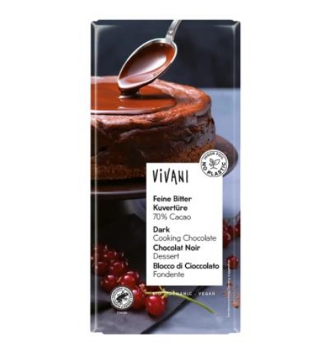 Picture of Dark Cooking Chocolate 200g Vivani