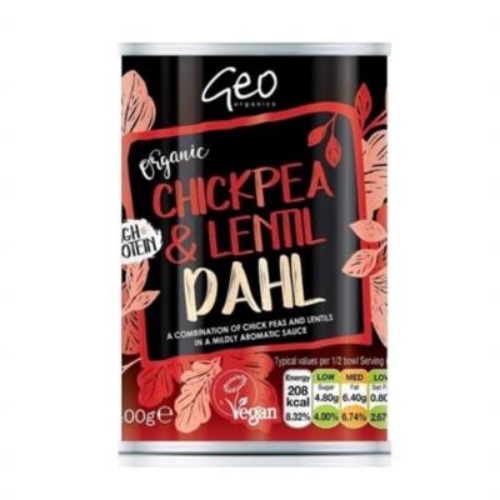 Picture of Geo Organics Chickpea and Lentil Dahl org 400g